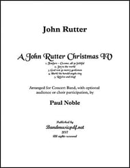 A John Rutter Christmas IV band score cover Thumbnail